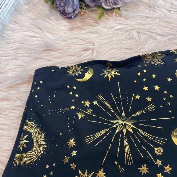 NWT CARBON38 Celestial One Shoulder Bodysuit sz S - Picture 4 of 13